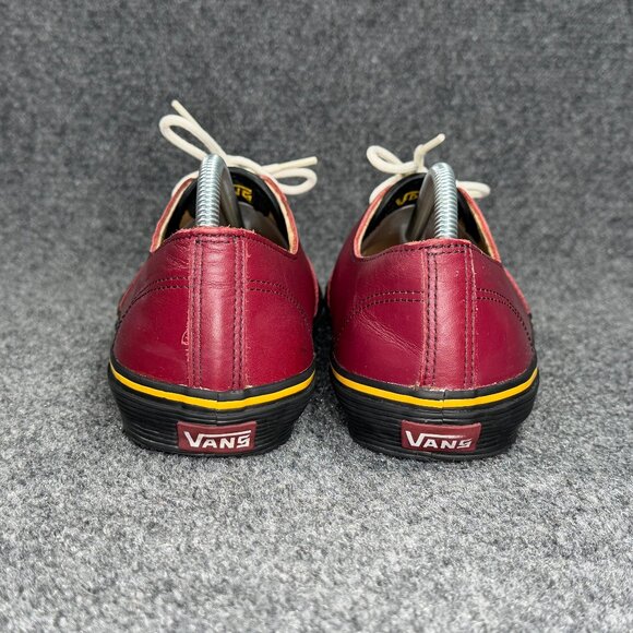 Vans x WTAPS Authentic 69 Sneakers Mens 9.5 Maroon Leather Vintage Retro Shoes‎ main image 13